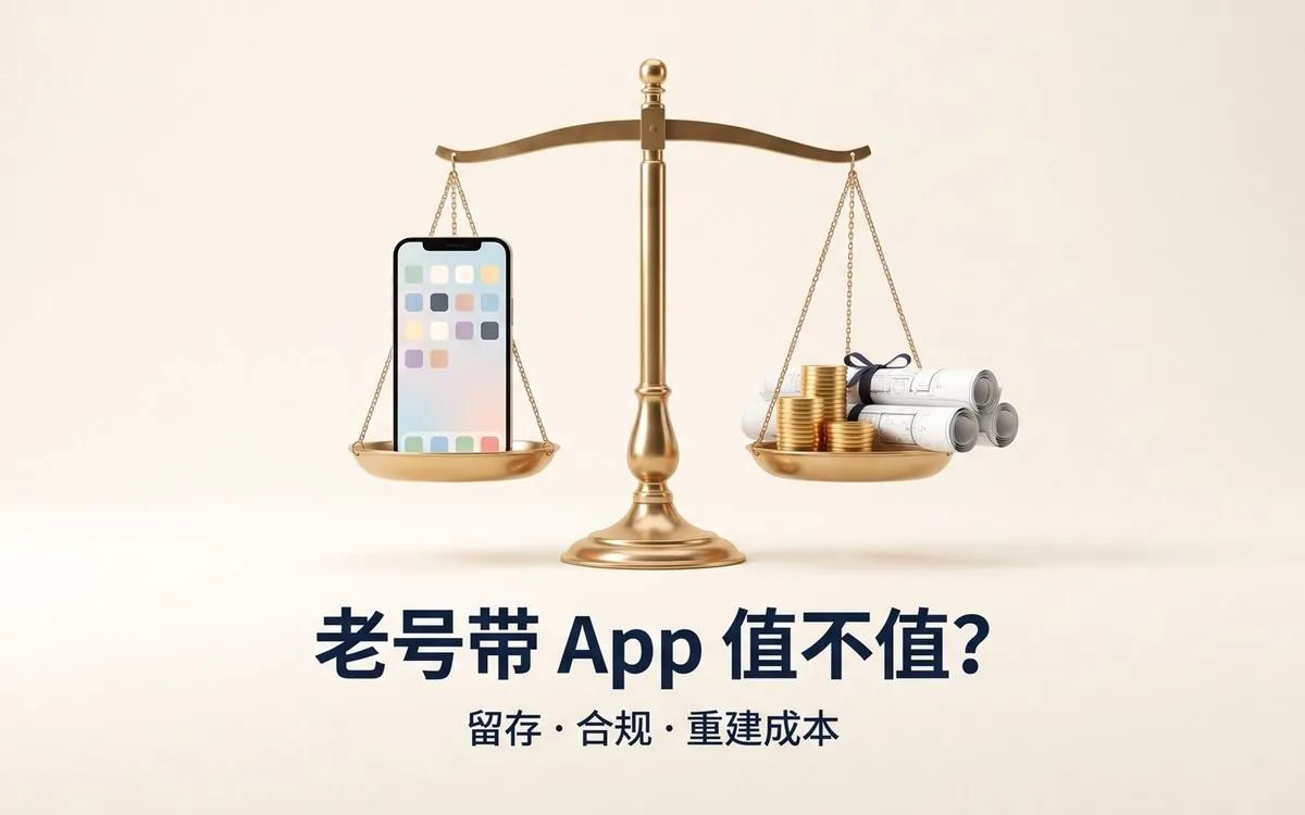 购买谷歌开发者老号带 App 值不值得买：留存、合规、签名源码和重建成本