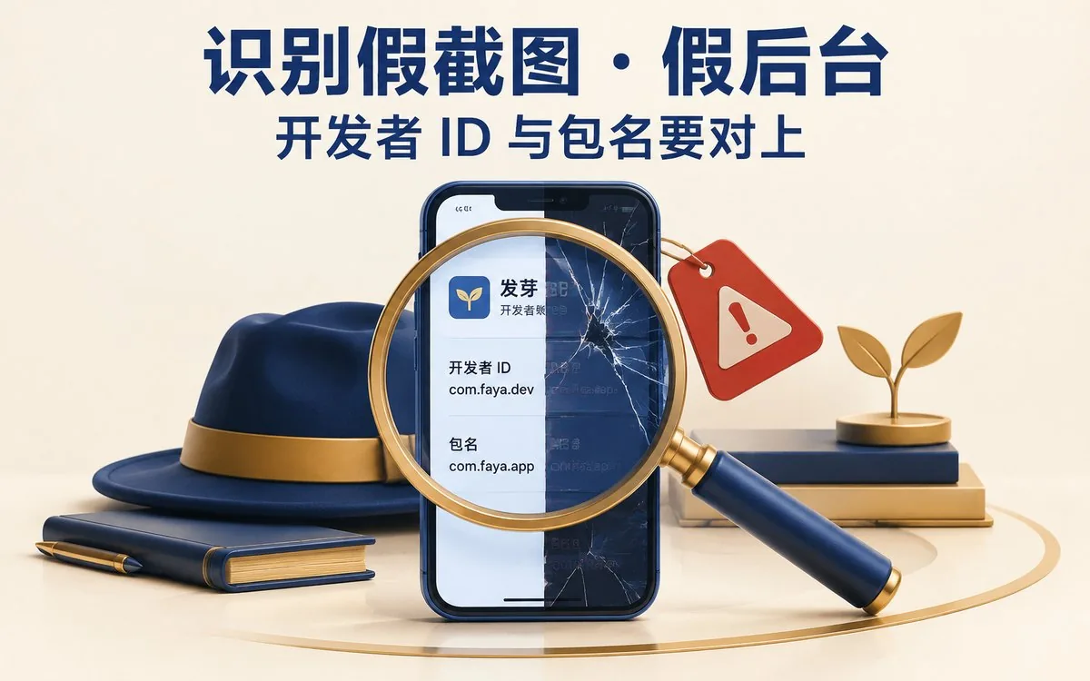 购买谷歌开发者带 App 账号：假截图、假后台、开发者 ID 和包名怎么识别