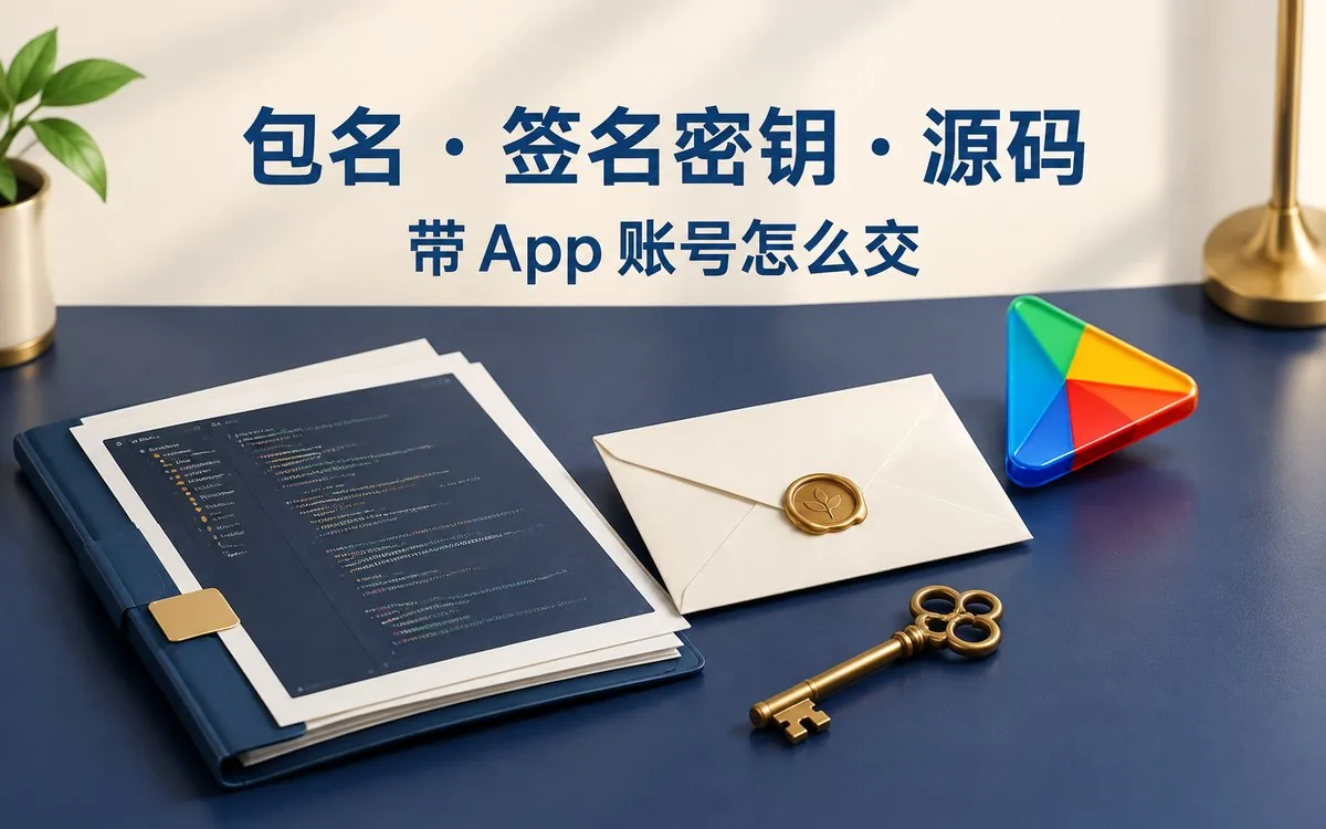 购买谷歌开发者带 App 账号：包名、签名密钥、源码和 Play 控制台怎么交