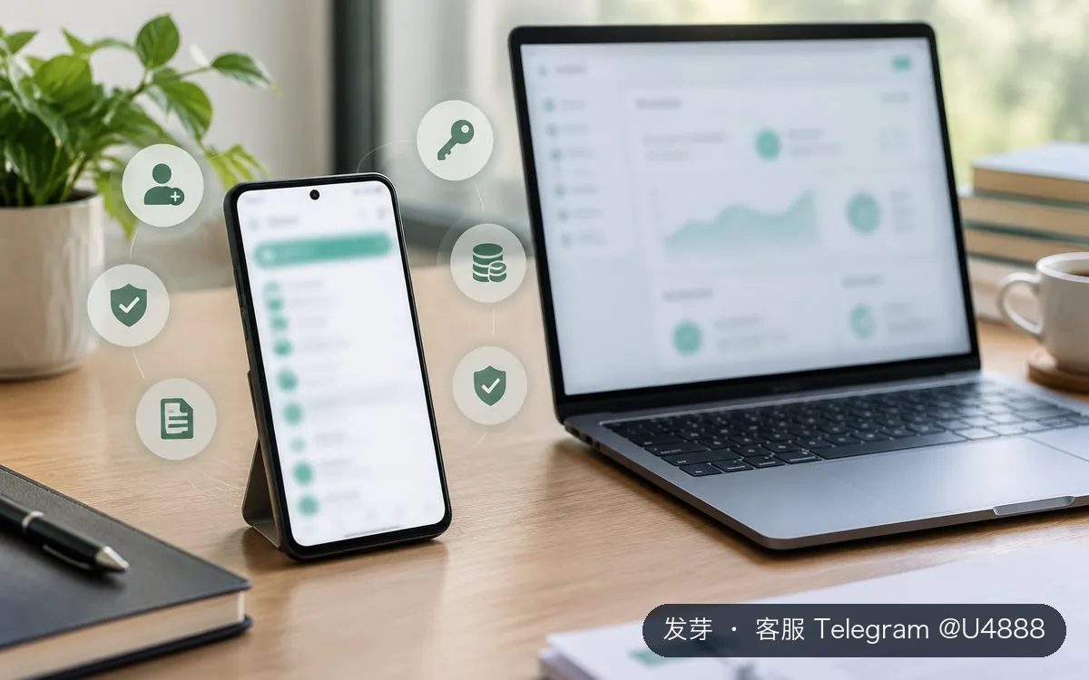 Telegram 机器人定制：放在群组还是频道，权限和推送范围怎么定｜发芽 客服 Telegram @U4888